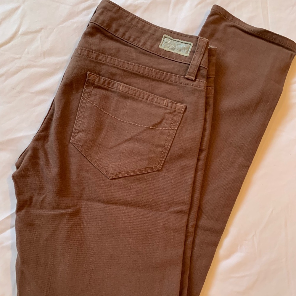 Mauve colored Paige ankle jeans sz 24